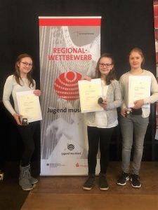 Gewinnerinnen beim Regionalwettbewerb Jugend musiziert