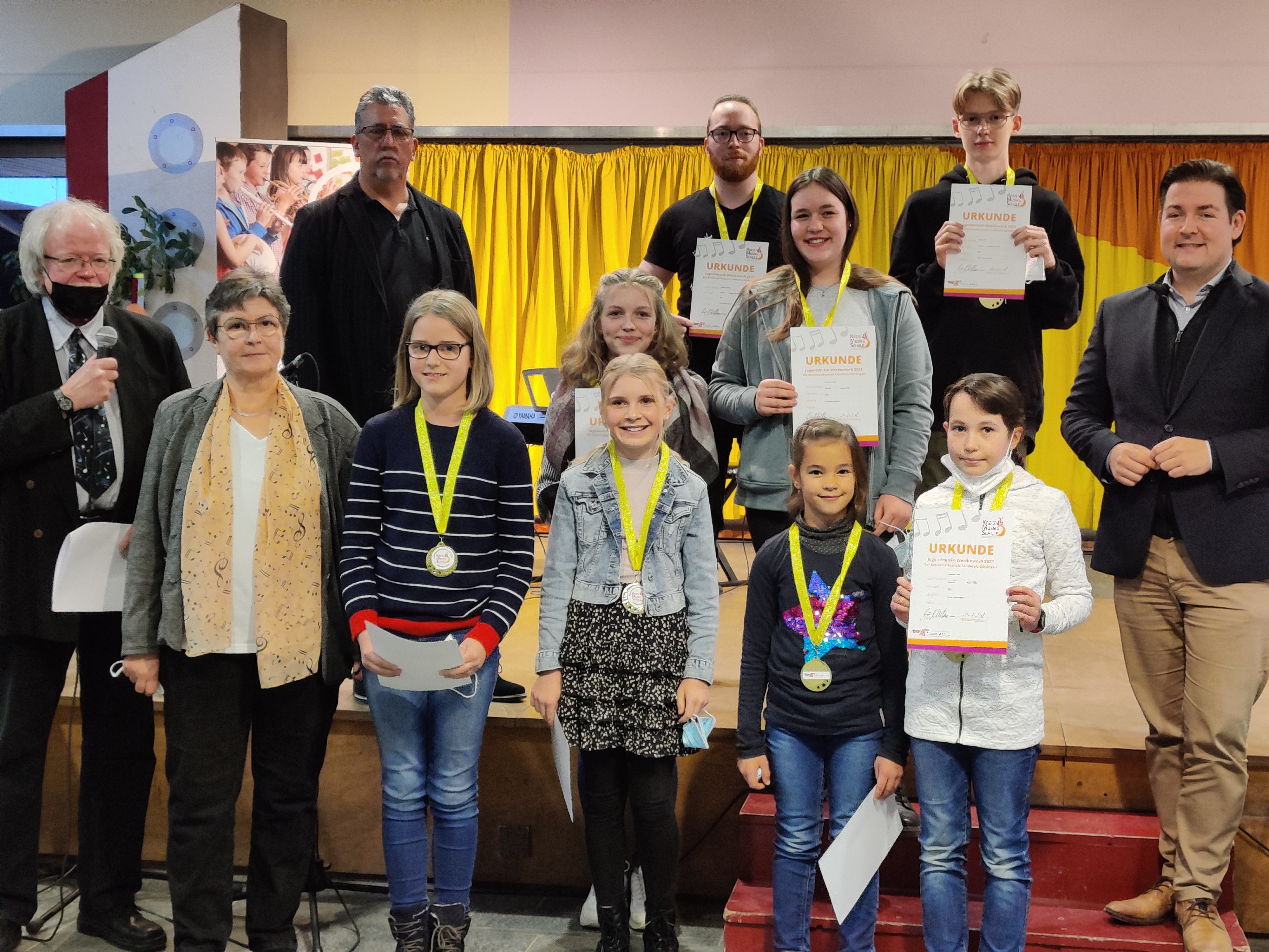 Keyboardbereich der Kreismusikschule Göttingen