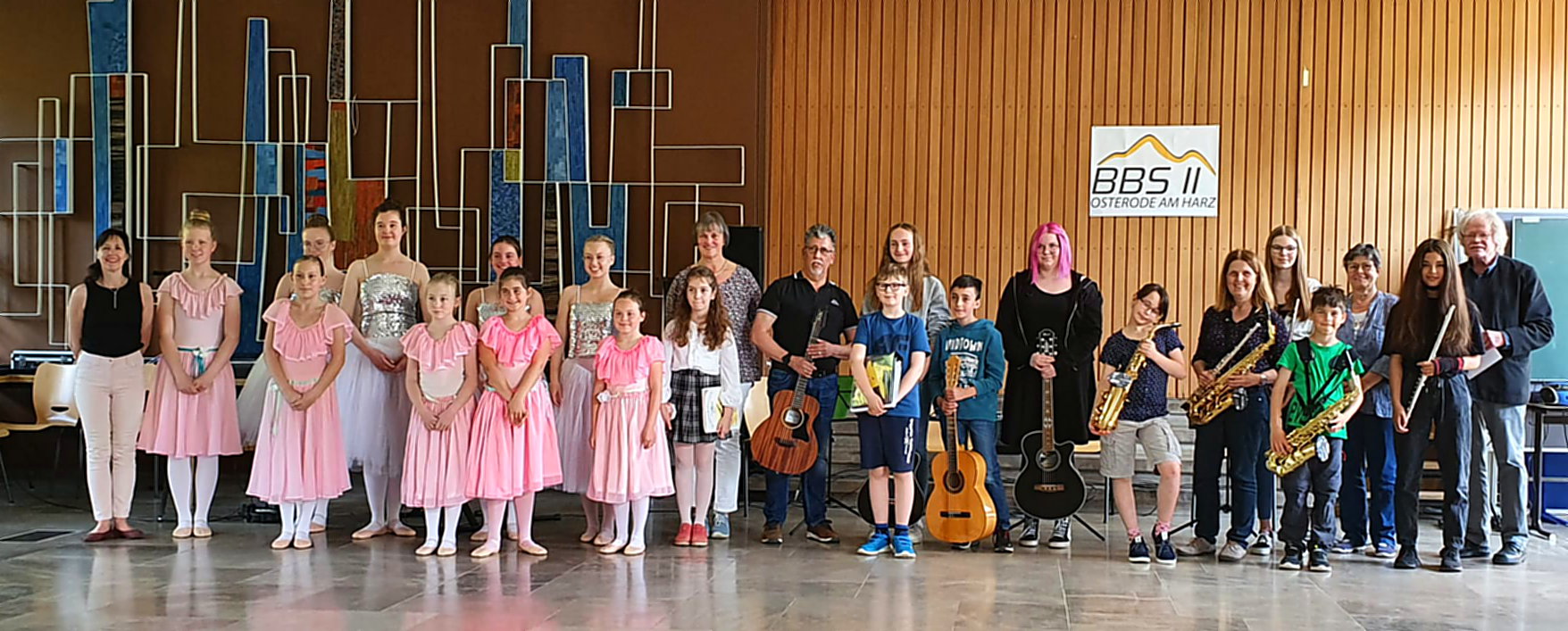 Gruppenbild Konzert Kreismusikschule in Osterode am 14.05.