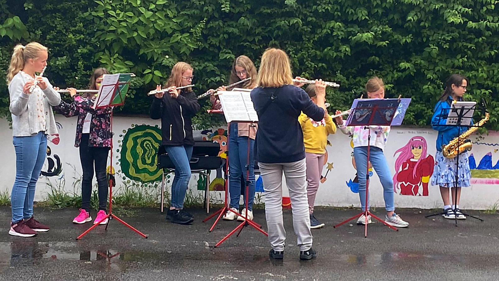 Foto Querflötengruppe der Kreismusikschule Osterode