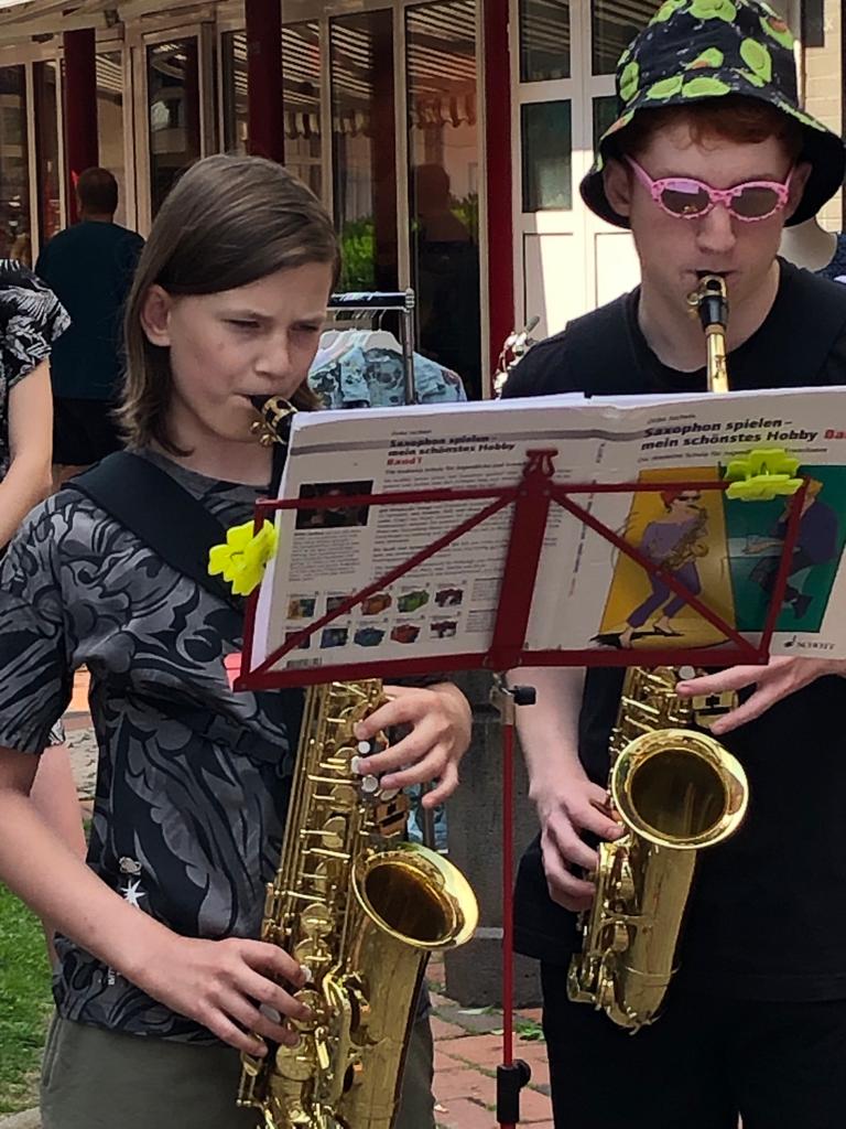Saxofonschüler der Kreismusikschule Göttingen in Osterode