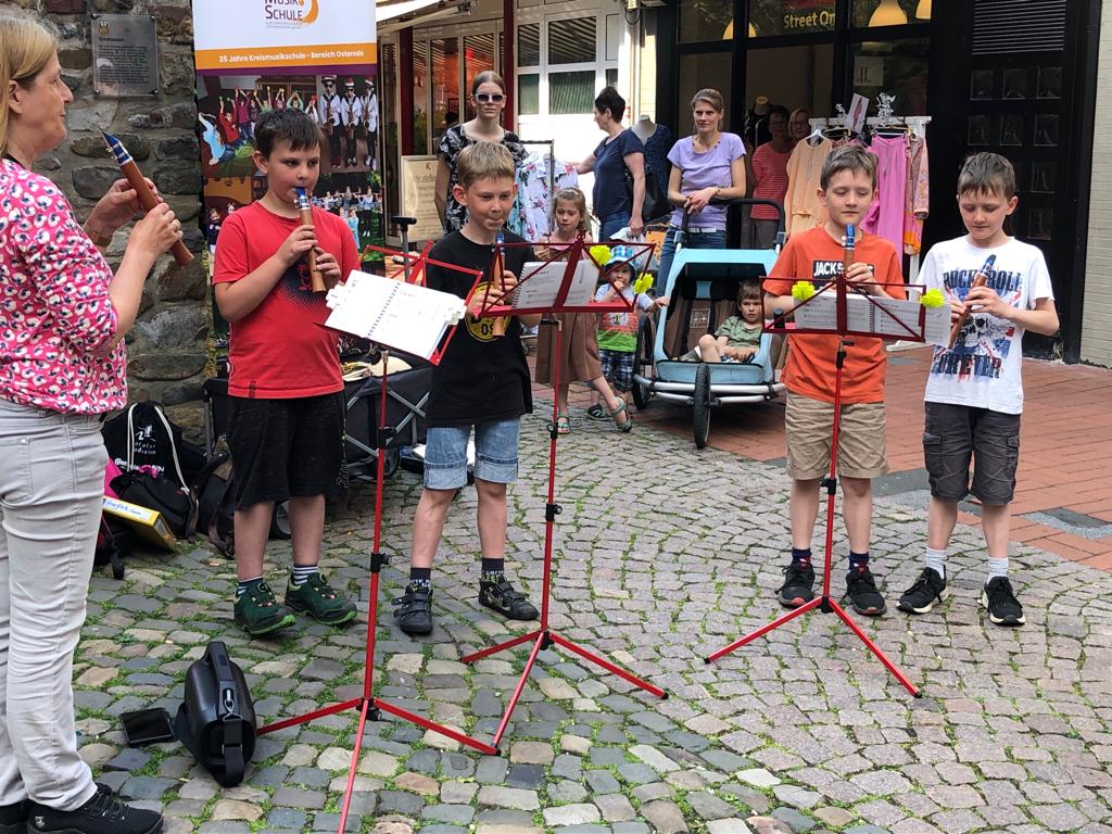 Gruppe Holzblasinstrumente der Kreismusikschule Göttingen Osterode