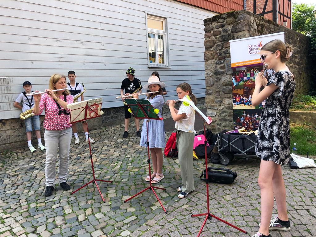 Querflötengruppe der Kreismusikschule Göttingen Osterode